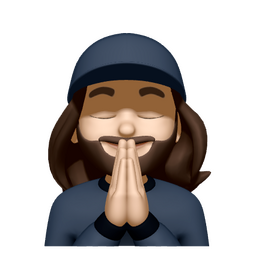 Michael praying or meditating